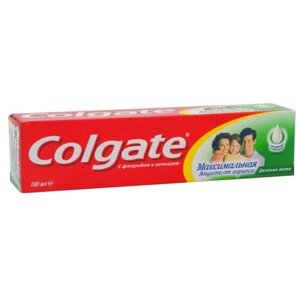 Паста зубная COLGATE Maximum Cavity Protection Extra Mint макс. защита от кариеса двойная мята, 100 мл