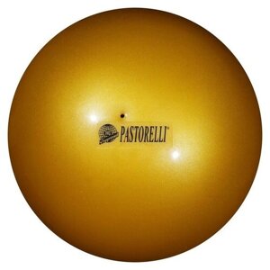 Pastorelli Мяч гимнастический Pastorelli New Generation, 18 см, FIG, цвет золотой