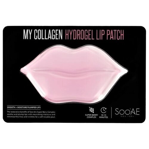 Патч для губ `SOO`AE` MY collagen гидрогелевый 10 г