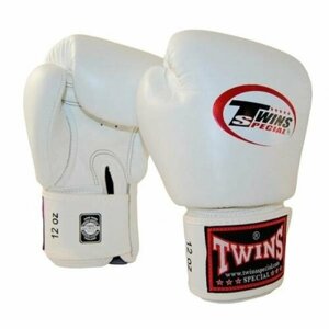 Перчатки боксерские тренировочные Twins Special, 12 oz, белый