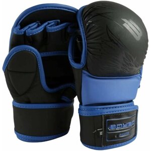 Перчатки BoyBo MMA Wings черно-синий (RUS S)