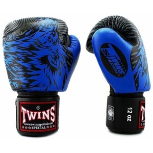 Перчатки для бокса Twins FBGVL50 синие 10 унций
