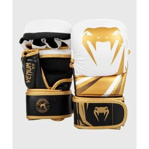 Перчатки для ММА Venum Sparring Gloves Challenger 3.0 M белый, черный, золотой