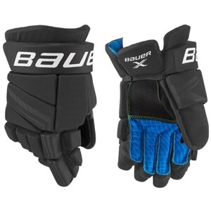 Перчатки хоккейные BAUER X S21 INT 1058649 (13 / черный-белый)