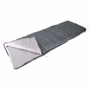 PF-SB-36 Спальный мешок-одеяло "следопыт - Camp", 200х75 см, до 0С, 3х слойный, цв. темно-серый