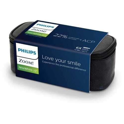 Philips гель для отбеливания Zoom! Nite White 22% ACP, 2.4 г, 6уп., бесцветный