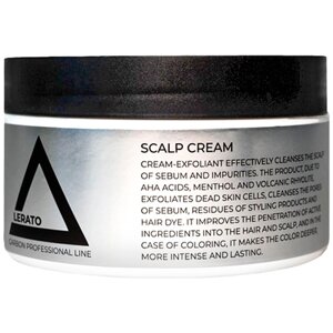 Пилинг для кожи головы Lerato Carbon Scalp Cream, 300 мл