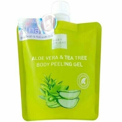 Пилинг-скатка для тела Baby Bright Aloe Vera & Tea Tree Body Peeling Gel 200ml