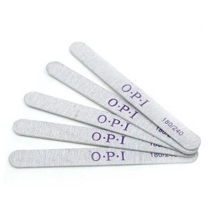 Пилка для ногтей OPI 180/240 овал, 50 шт. пилки для маникюра и педикюра/Набор для маникюра