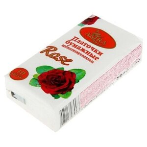 Платочки бумажные с ароматом розы, двухслойные (10 набор)