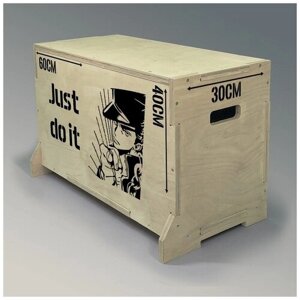 Плиобокс, опора для прыжков универсальный с черным принтом аниме "Jojo"173
