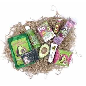 Подарочный beauty box 9 в 1 "авокадо"2/ Подарочный набор для женщин/ Набор уходовой косметики для лица и тела