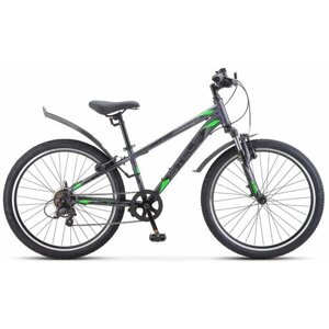 Подростковый велосипед STELS Navigator 400 MD 24" F010 Серый/Красный (требует финальной сборки) 2024