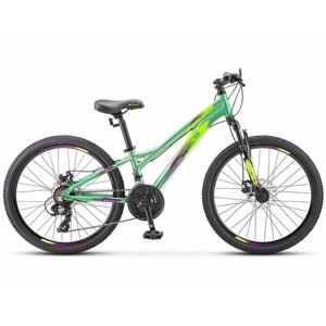 Подростковый велосипед Stels Navigator 460 MD 24 K010, год 2023, цвет Зеленый, ростовка 11