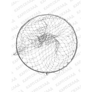 Подсачек круглый складной YIN TAI CH031 белая сетка 40см/228см