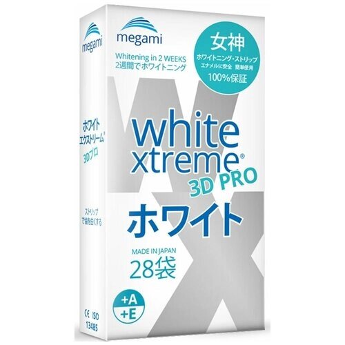 Полоски megami WHITE xtreme 3D PRO для чувствительных зубов