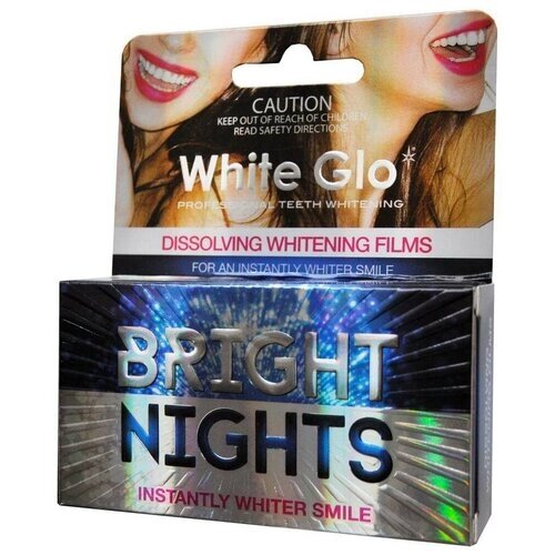 Полоски отбеливающие White Glo Bright Nights №6