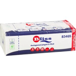 Полотенца бумажные д/дисп. Bliss Z-слож с клапаном 144л/уп 1726486 83465