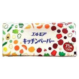Полотенца бумажные Ellemoi Kami Shodji Kitchen Towel двухслойные 75 лист.