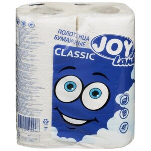 Полотенца бумажные JOY Land Classic двухслойные 2 рул. 22 х 24 см