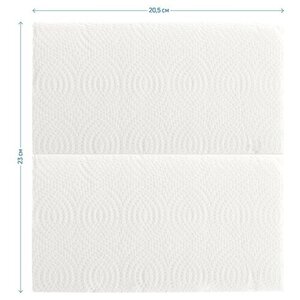 Полотенца бумажные лист. OfficeClean Professional (V-сл) (H3), 2-слойные, 200л/пач, 23*20,5, белые, 15 шт.
