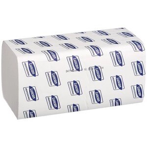 Полотенца бумажные Luscan Professional V-сложения белые двухслойные 200 листов, 20 уп. 21 х 21.6 см