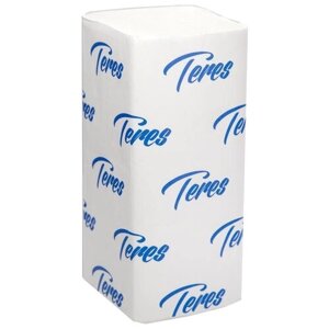 Полотенца бумажные Teres Стандарт белые однослойные Т-0226, 20 уп. 20 шт. 200 лист. 21 х 23 см