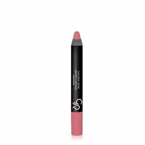Помада карандаш MATTE lipstick crayon golden ROSE 12 светлый карамельно-розовый