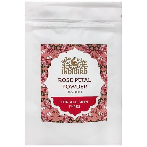Порошок из лепестков дамасской розы (rose powder) Indibird | Индибёрд 50г