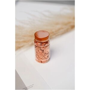 Поталь / жатая фольга в баночке для дизайна ногтей цвет бронза, 20 гр Lunica de arti