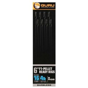 Поводок готовый GURU F1 Pellet Pole Rig 15см №16