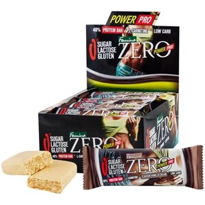 POWER PRO протеиновые батончики ZERO мультибелковые без сахара (50 г) (20 шт)