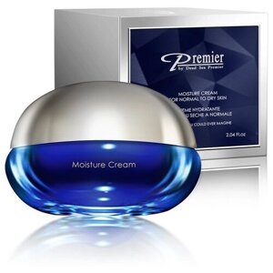 Premier Dead Sea Moisture Cream Normal to Dry Skin Увлажняющий крем для нормальной и сухой кожи лица, 60 мл