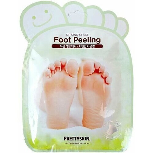 Pretty Skin Отшелушивающие пилинг-носочки с комплексом кислот Strong & Fast Foot Peeling