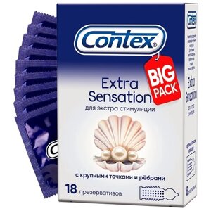 Презервативы Contex Extra Sensation, 18 шт.