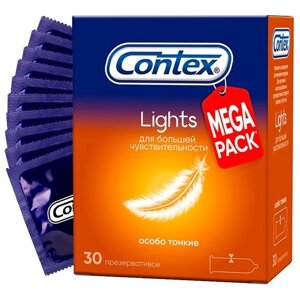 Презервативы Contex Lights, 30 шт.