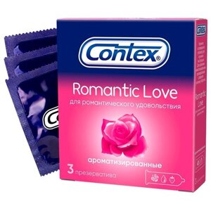 Презервативы Contex Romantic Love, 3 шт.