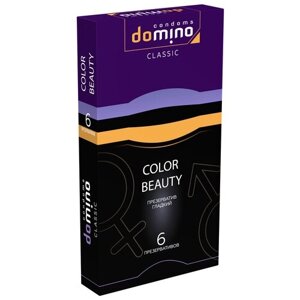 Презервативы DOMINO Classic, Color Beauty, 6 шт.
