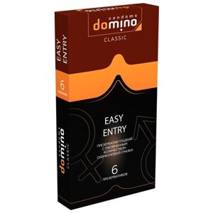 Презервативы DOMINO Classic, Easy Entry, 6 шт.