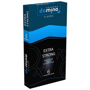 Презервативы DOMINO Classic, Extra Strong, 6 шт.