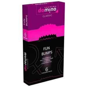 Презервативы DOMINO Classic, Fun Bumps, 6 шт.
