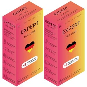 Презервативы EXPERT Hot Love Germany 30 шт, с разогревающим эффектом