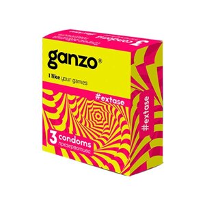 Презервативы Ganzo Extase, 3 шт.