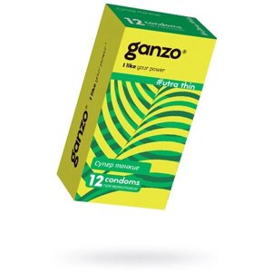 Презервативы Ganzo Ultra Thin, 12 шт.