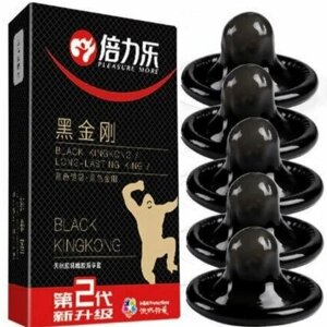 Презервативы Kingkong Чёрные 10 шт.