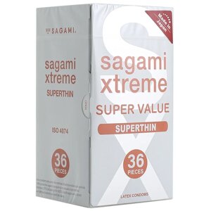 Презервативы латексные Sagami Xtreme 0.04mm 36 шт.
