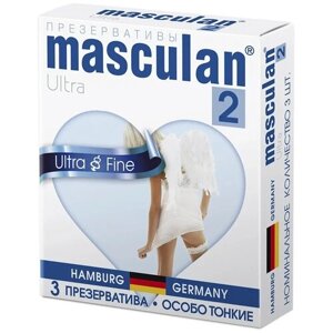 Презервативы masculan Ultra Fine, 3 шт.