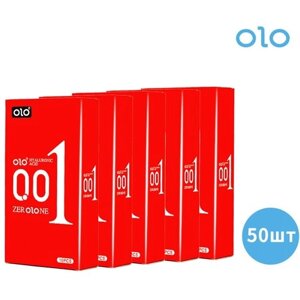 Презервативы OLO Goddess ультратонкий 0,01, 50шт (5 кро. по 10шт)