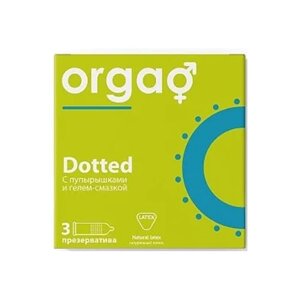 Презервативы Orgao Dotted, 3 шт.