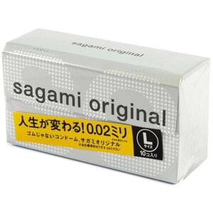 Презервативы Sagami Original 0.02 L-size, 10 шт.